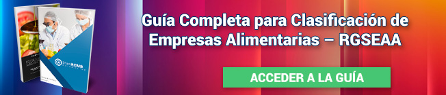 Guía Completa para Clasificación de Empresas Alimentarias–RGSEAA Grupo ACMS Consultores